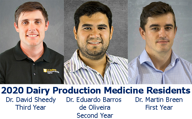 2020 Dairy Prodution Medicine Residents